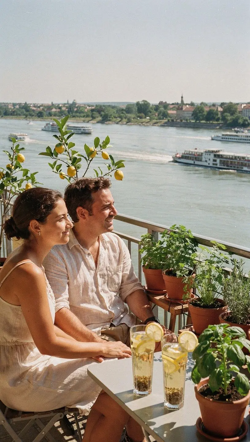 Friss citromszeletek és koriander magok egy csészében, ízletes tea készítéséhez.