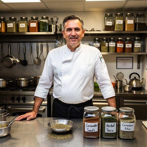 Koriander mag teája színes citrusfűszer keverékkel, friss citromos aromával.